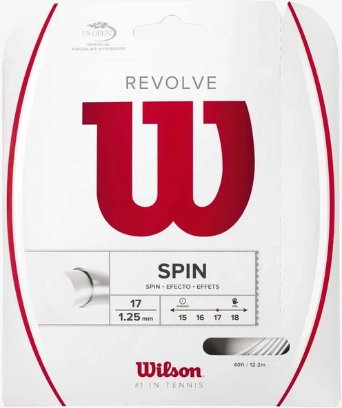 Wilson Revolve Spin 17/1.25 Tekli Kordaj WRZ946600 ürün görseli 1