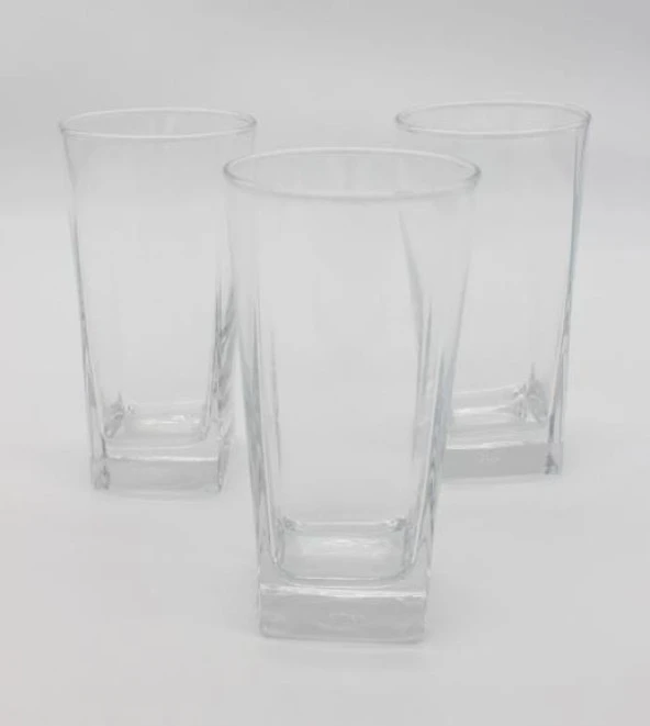 Paşabahçe 41300 3Lü Carre 305cc/10oz Su Bardağı ürün görseli 1