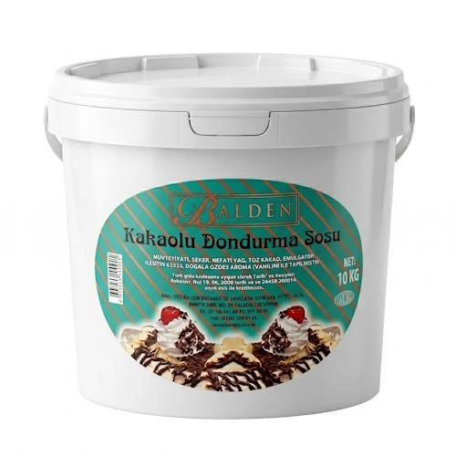 BALDEN KAKAOLU DONDURMA SOSU 10 kg ürün görseli 1