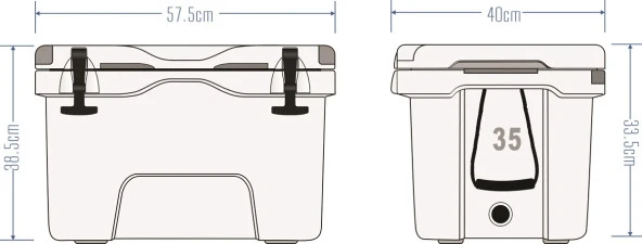 Icepeak Aden Plus Buzluk 35 Litre - Resim 2