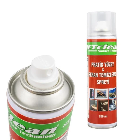 Jetclean 200ml Pratik Yüzey Ve Ekran Temizleme Spreyi ürün görseli 1