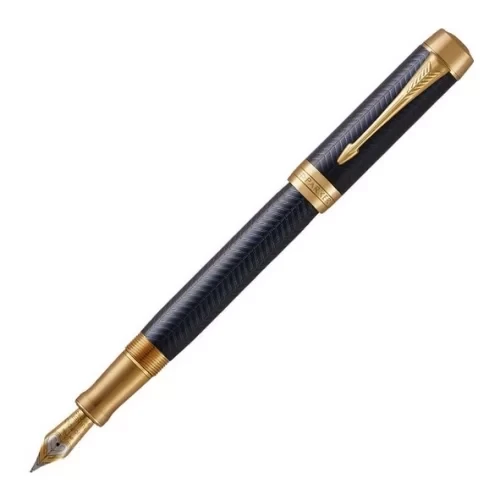 Parker Dolmakalem Duofold Prestij Mavi Chevron GT 1931369 ürün görseli 1