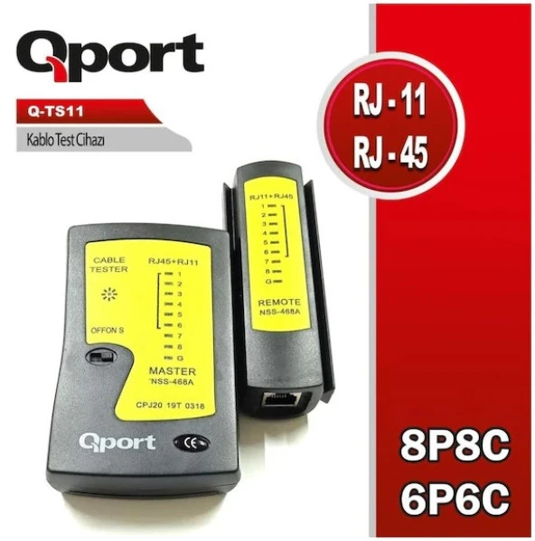 QPORT  Q-TS11 KABLO TEST CIHAZI ürün görseli 1