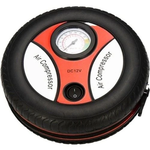 AEM Araç lastik hava kompresörü yuvarlak taşınabilir 12volt 260psi AEM19 1501 ürün görseli 1