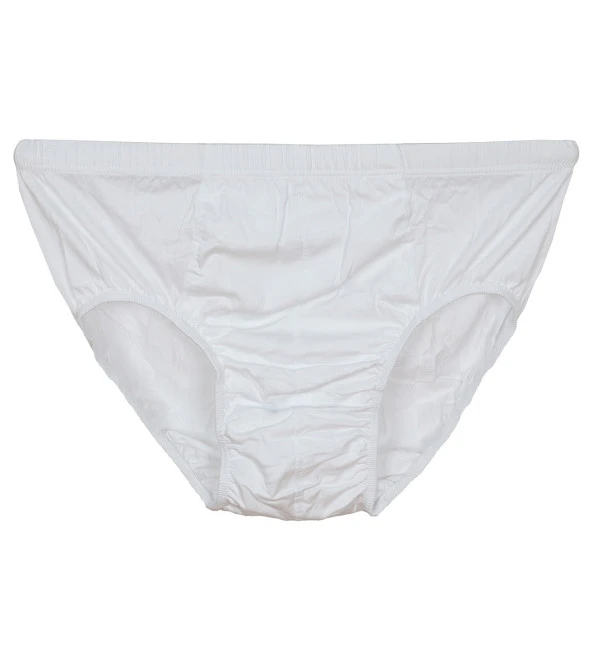 Büyük Beden Erkek Külot (Slip) 3’lü Set Beyaz ürün görseli 1