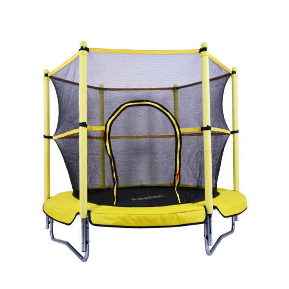 Trambolin Fileli Korumalı 152 Cm Kolay Kurulum Sarı - Resim 2