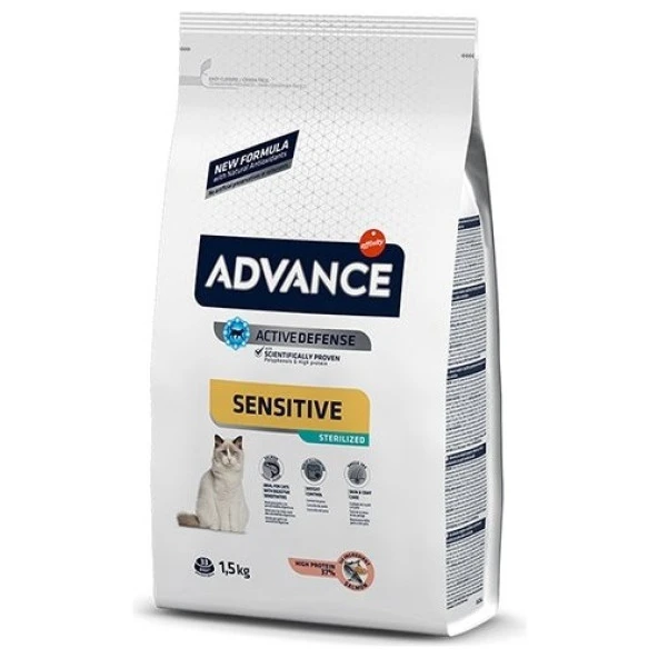Advance Somonlu Kısır Kedi Maması 1,5 Kg ürün görseli 1