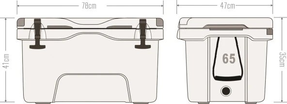 Icepeak Aden Buzluk 65 Litre - Resim 4