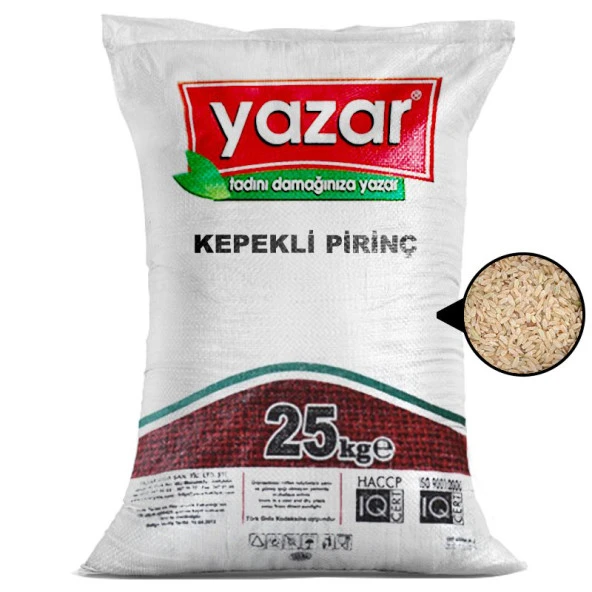 Yazar Kepekli Pirinç(Organık) 25 Kg ürün görseli 1