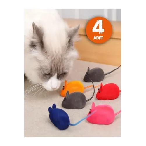 Periboia Kedi Eğitim Oyun Faresi 4 Adet ürün görseli 1