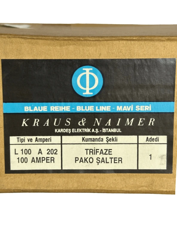 Kraus 100 Amper Trifaze Pako Şalter - Resim 3