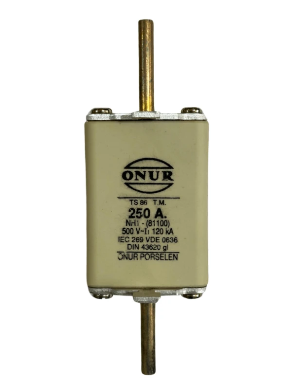 Onur 250A Bıçaklı Sigorta (8 Adet) - Resim 2