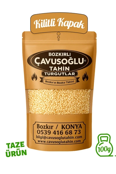 Bozkırlı Çavuşoğlu Çiğ Kavrulmamış Beyaz Susam 100g ürün görseli 1