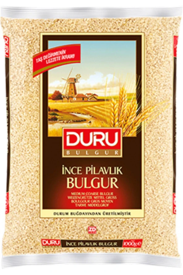 DURU BULGUR İnce Pilavlık Bulgur 1 Kg ürün görseli 1