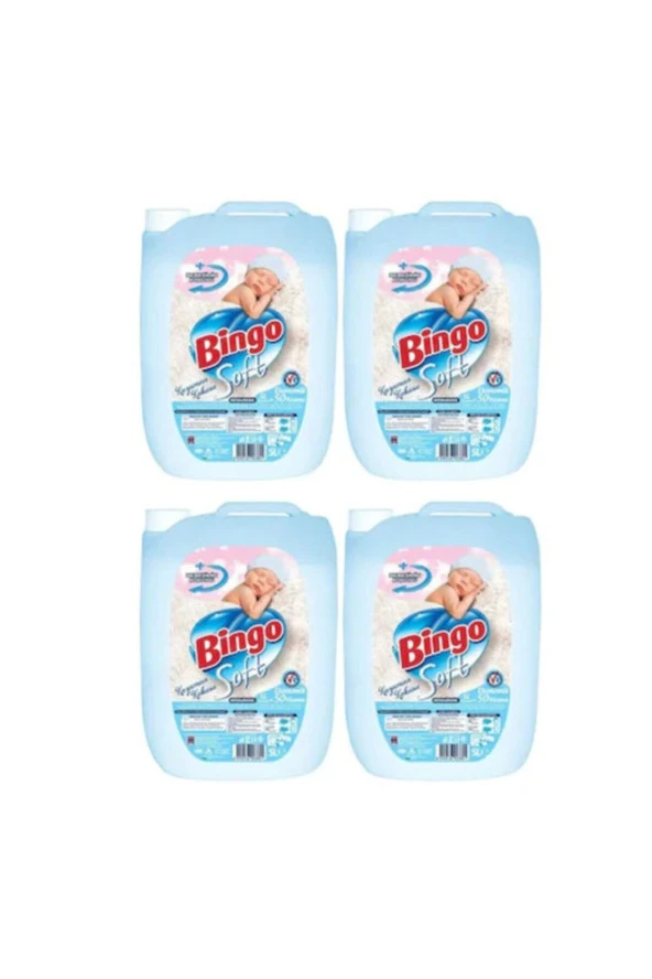 BİNGO Soft Yumuşatıcı 5L Kuzumun Kokusu 4 Adet ürün görseli 1