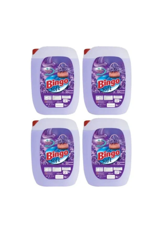 BİNGO Soft 5 Lt Lavanta Yumuşatıcı 4 Adet ürün görseli 1