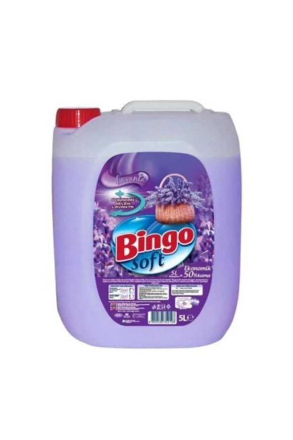 BİNGO Soft 5Lt Lavanta 4 Adet - Resim 2