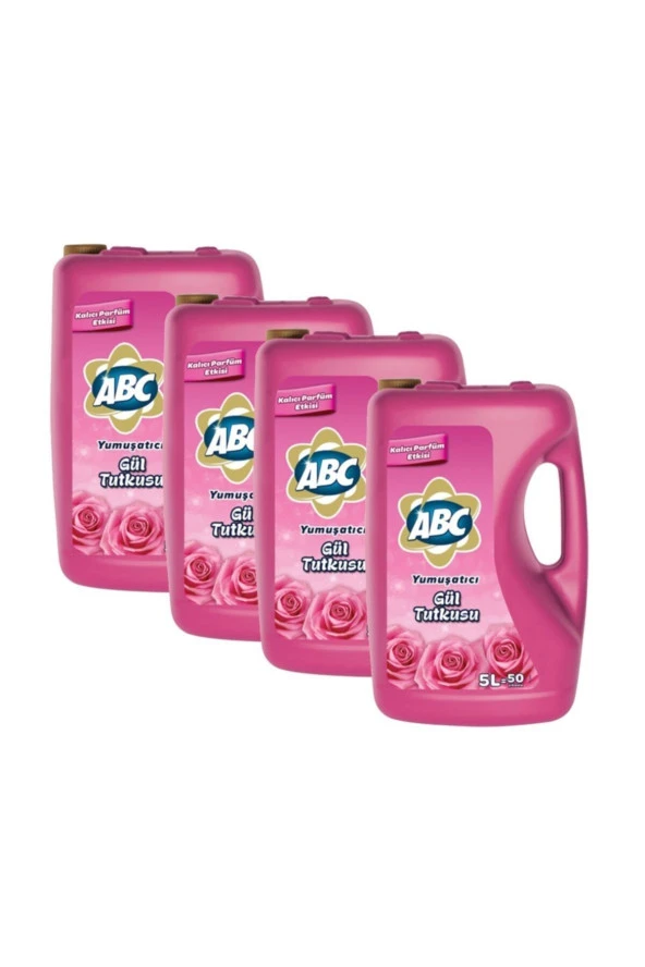 ABC Yumuşatıcı Gül Tutkusu 5 Lt X 4 Adet ürün görseli 1