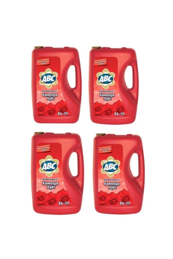 ABC Yumuşatıcı Kamelya Aşkı 5 Litre 50 Yıkama 4 Adet 200 Yıkama ürün görseli 1
