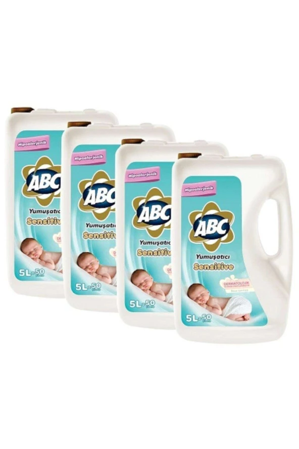 ABC Çamaşır Yumuşatıcısı Sensitive 4 X 5 L ürün görseli 1