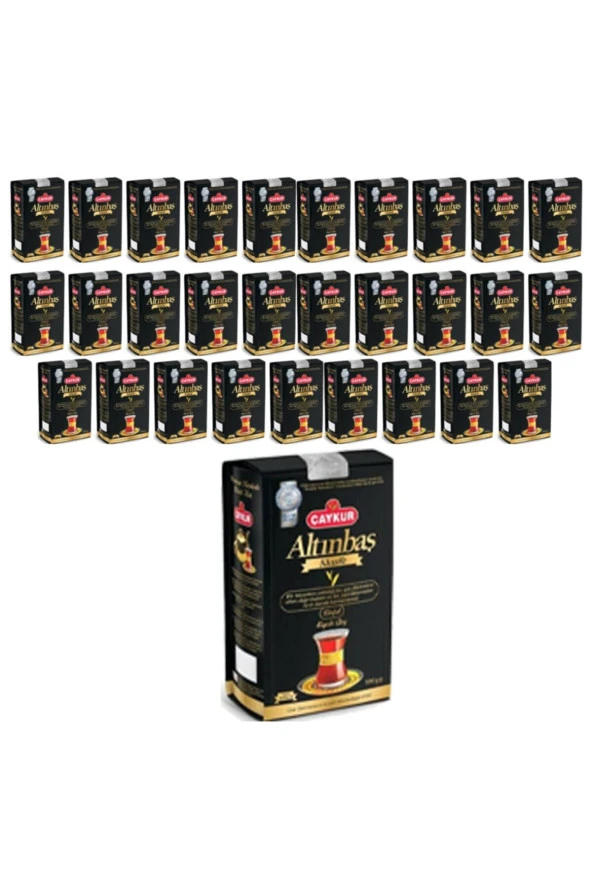 ÇAYKUR Altınbaş Klasik Doğal Siyah Dökme Çay 30 X 500 G ürün görseli 1