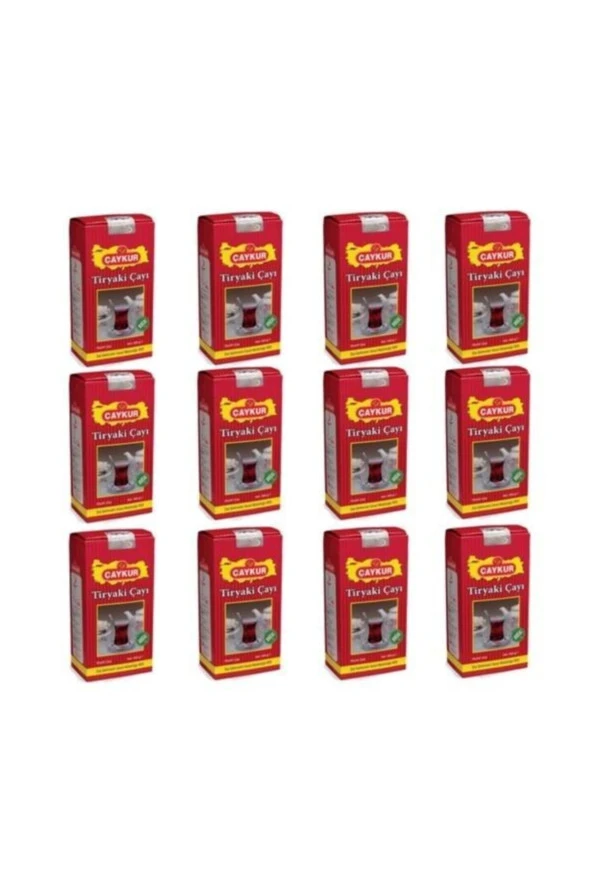 ÇAYKUR Tiryaki Çay 500 Gr 12'Li Paket ürün görseli 1