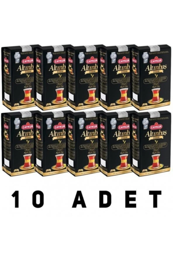 ÇAYKUR Altınbaş Klasik Doğal Siyah Dökme Çay 10 X 500 G ürün görseli 1