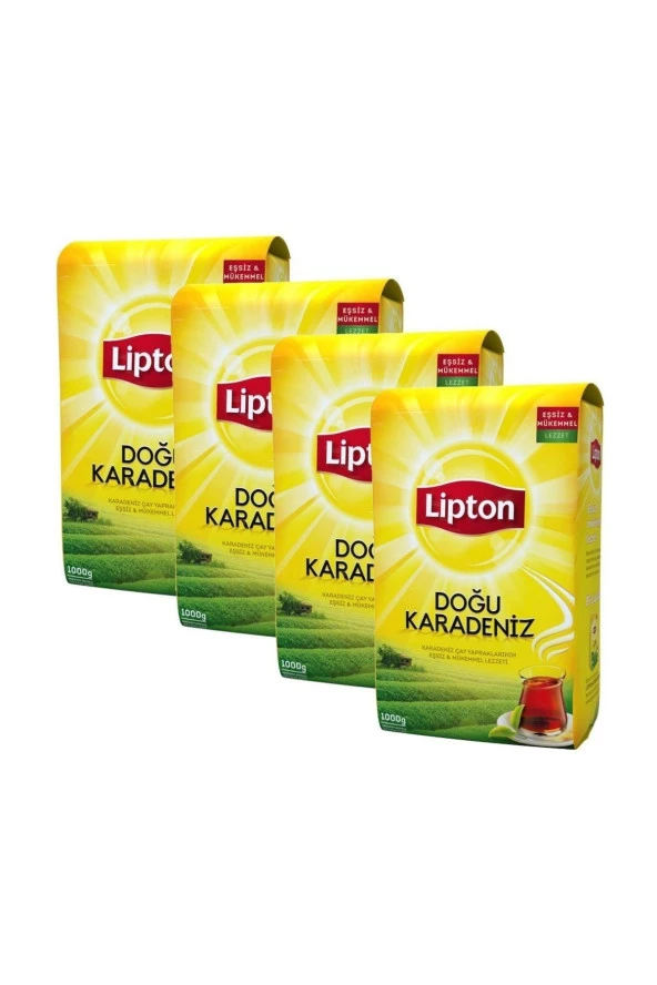 LİPTON Doğu Karadeniz Dökme Çay 1000Gr X 4 Adet ürün görseli 1