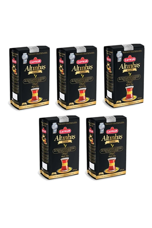 ÇAYKUR Altınbaş Klasik Doğal Siyah Dökme Çay 5 X 500 G ürün görseli 1