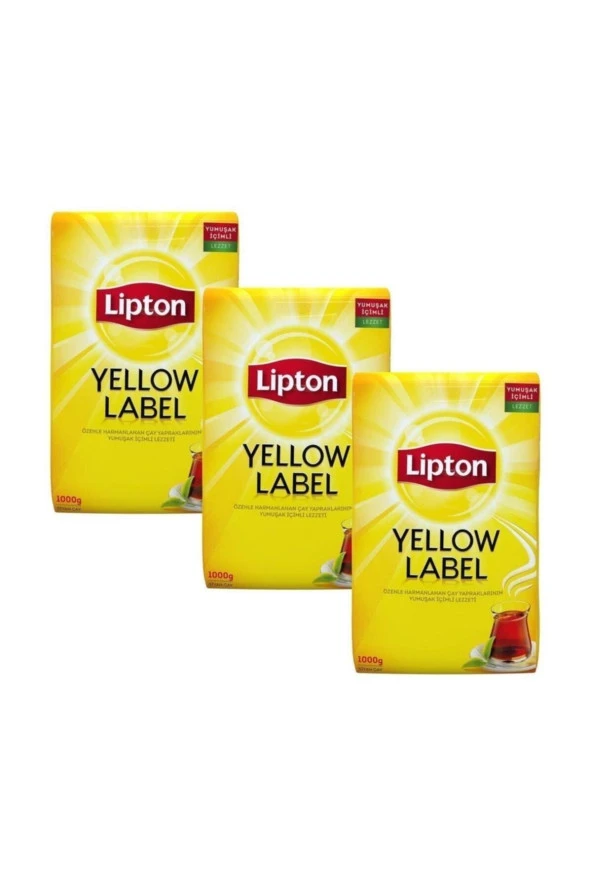 LİPTON Yellow Label Dökme Çay 1000 Gr X 3 Adet ürün görseli 1