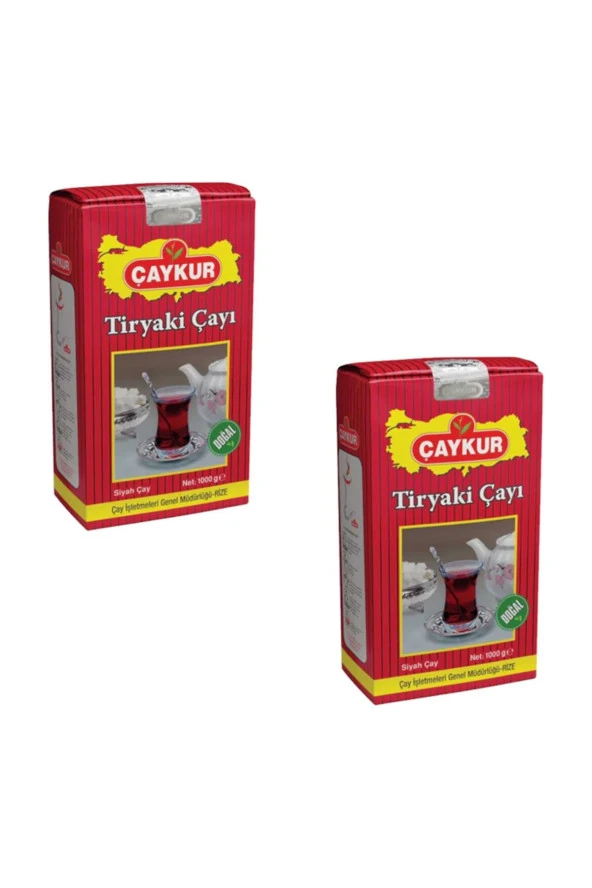 ÇAYKUR Tiryaki Çayı 1000 Gr X 2 Adet = 2 Kg ürün görseli 1