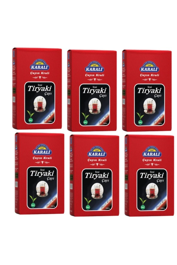KARALİ Tiryaki Siyah Dökme Çay 6 Kg ürün görseli 1