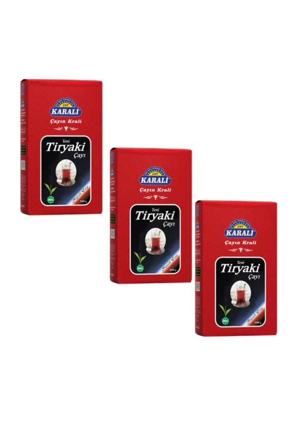 KARALİ Tiryaki Siyah Dökme Çay 3 Kg ürün görseli 1