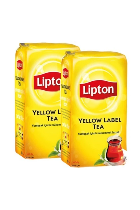 LİPTON Yellow Label Dökme Çay 1000 Gr X 2 Adet = 2 Kg Dökme Çay ürün görseli 1