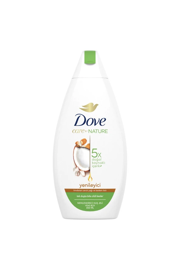 DOVE Nemlendirici Duş Jeli Hindistan Cevizi Yağı Ve Badem Özü 450 Ml ürün görseli 1
