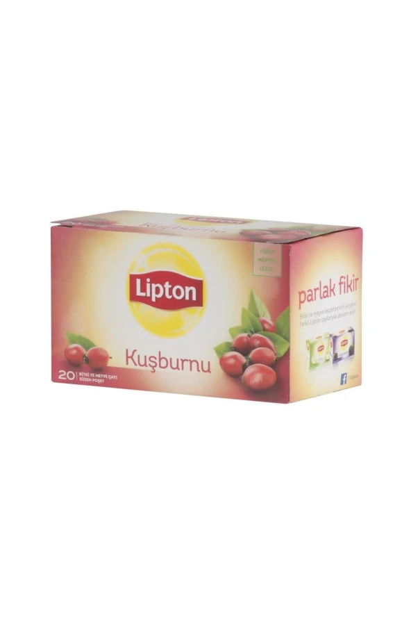 LİPTON Kuşburnu Bardak Poşet Bitki Çayı 20'Li ürün görseli 1