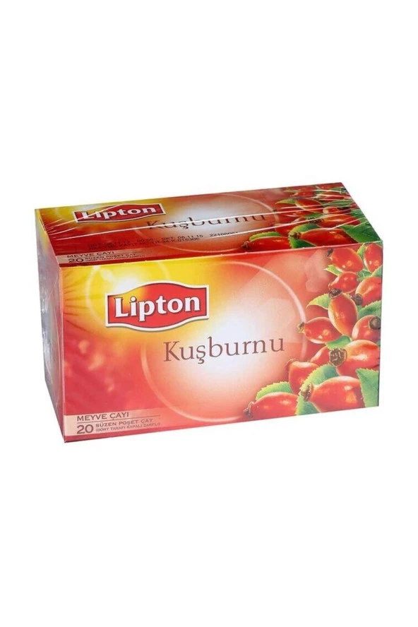 LİPTON Kuşburnu Bardak Poşet Bitki Çayı 20'Li - Resim 2