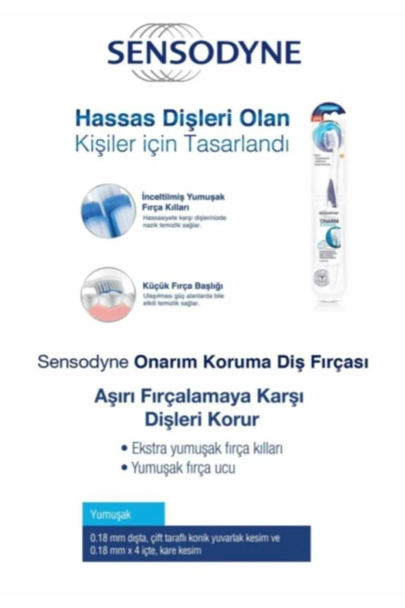SENSODYNE Onarım & Koruma Ekstra Yumuşak Diş Fırçası ürün görseli 1