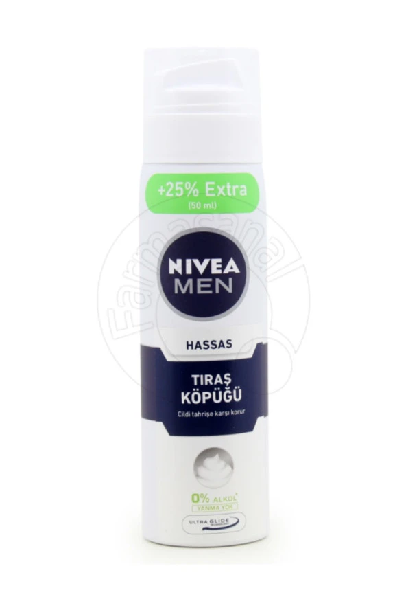 NIVEA Men Hassas Ciltler Için Tıraş Köpüğü 200 Ml ürün görseli 1