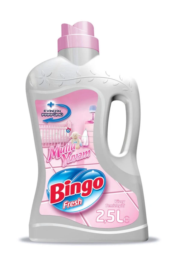 BİNGO Yüzey Temizleyici 2500 Ml Mutlu Yuvam X 6 Adet (15Lt) ürün görseli 1