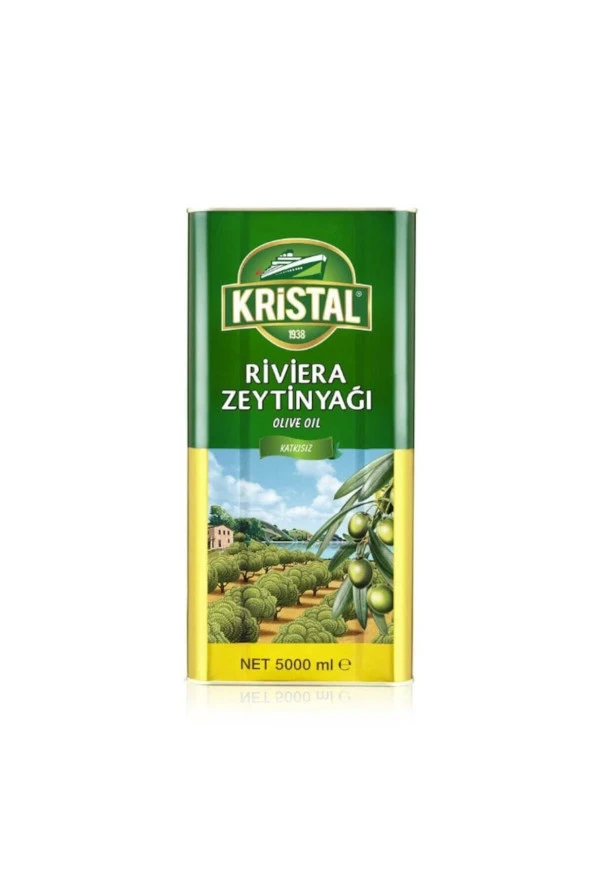 KRİSTALL Kristal Riviera Zeytinyağı Teneke 5000 Ml ürün görseli 1