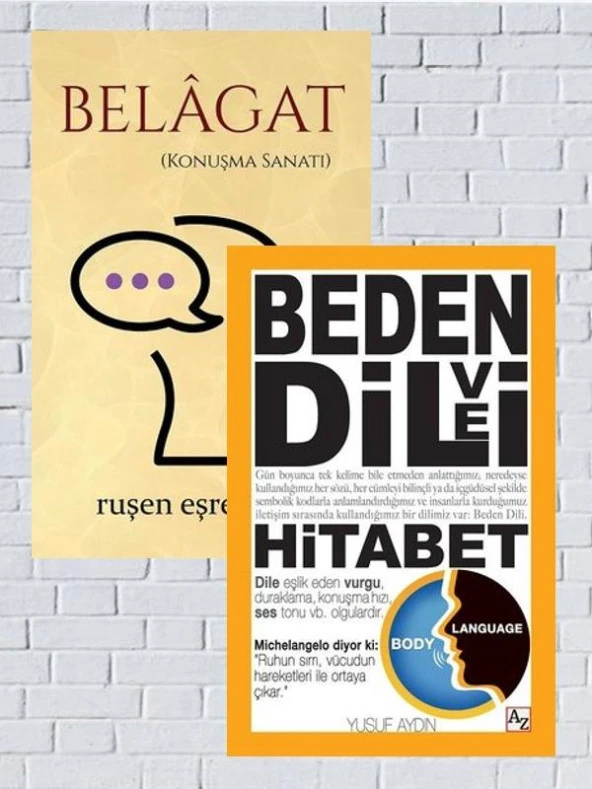 Belagat+Beden Dili ve Hitabet  Ruşen Eşref -Yusuf Aydın ürün görseli 1