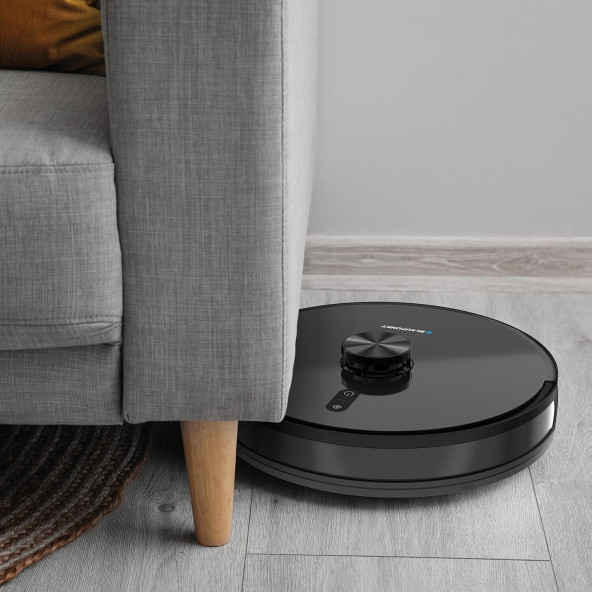 Blaupunkt S10 Robomaster Robot Süpürge Siyah - Resim 3