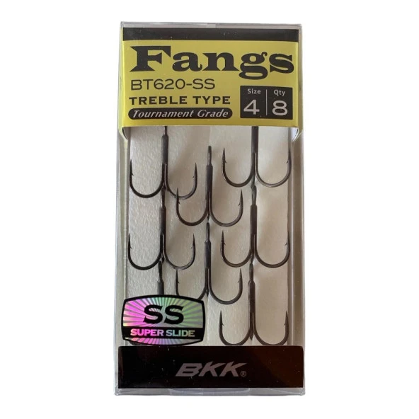 BKK Spear-20 SS Üçlü İğne 8'li Paket No:4 ürün görseli 1