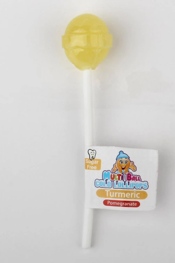 Multiball Cold Lollipops Turmeric 12 Pastil - Resim 2