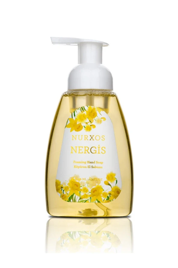 Nurxos Nergis Köpük El Sabunu 300 ML – Meyveli Odunsu Parfümlü Sabun - 9553 ürün görseli 1
