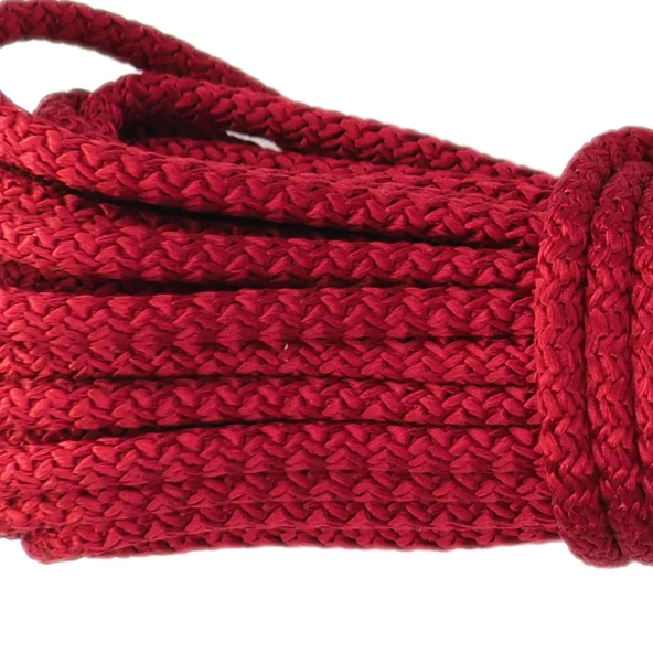 Dolgulu Polyester Kordon İp - Kırmızı (500 G) - Resim 2