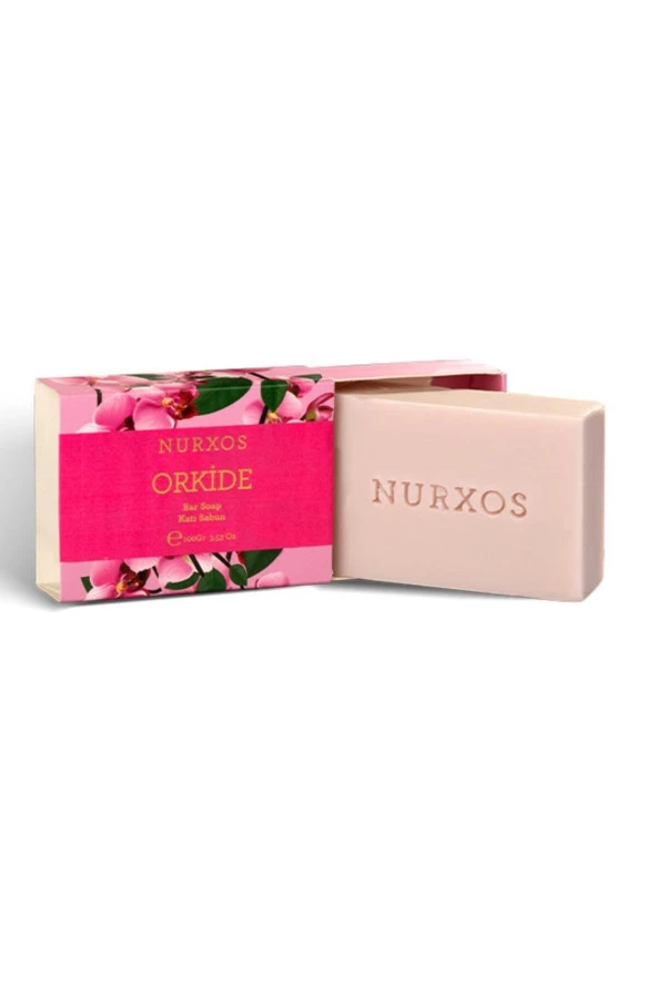 Nurxos Orkide Katı Sabun 110 Gr – Çiçeksi Meyveli Parfümlü El Sabunu - 9606 ürün görseli 1