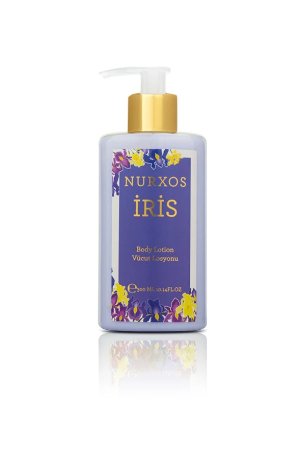 Nurxos İris Kadın Vücut Losyonu 300 ML – Çiçeksi Oryantal Vücut Kremi - 9152 ürün görseli 1