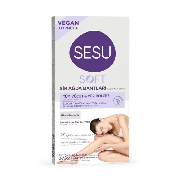 Sesu Ağda Bandı 32'li Soft Yulaf ürün görseli 1
